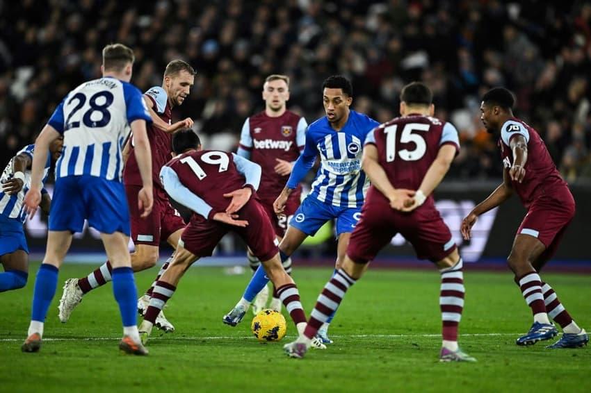 West Ham x Brighton na Premier League