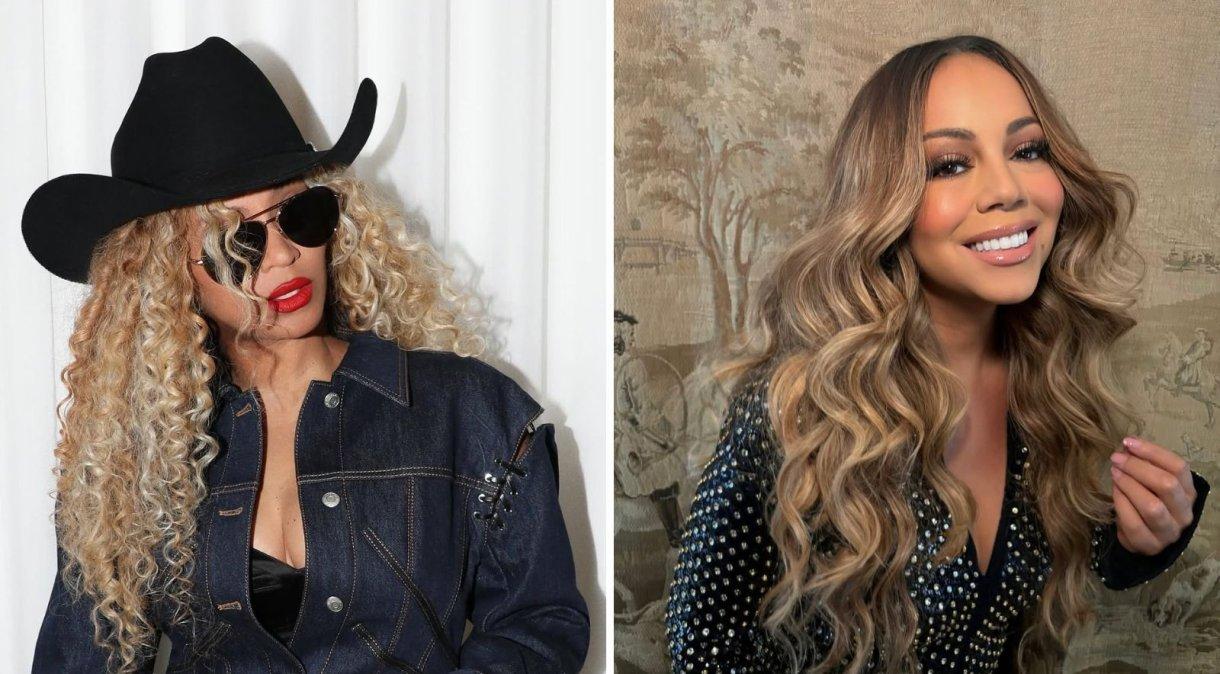 Beyoncé e Mariah Carey se apresentam na NFL