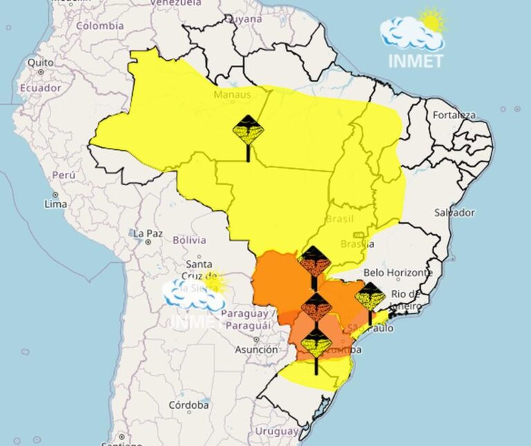 Alerta de Tempestades: Chuvas Intensas Atingem Diversas Regiões do Brasil