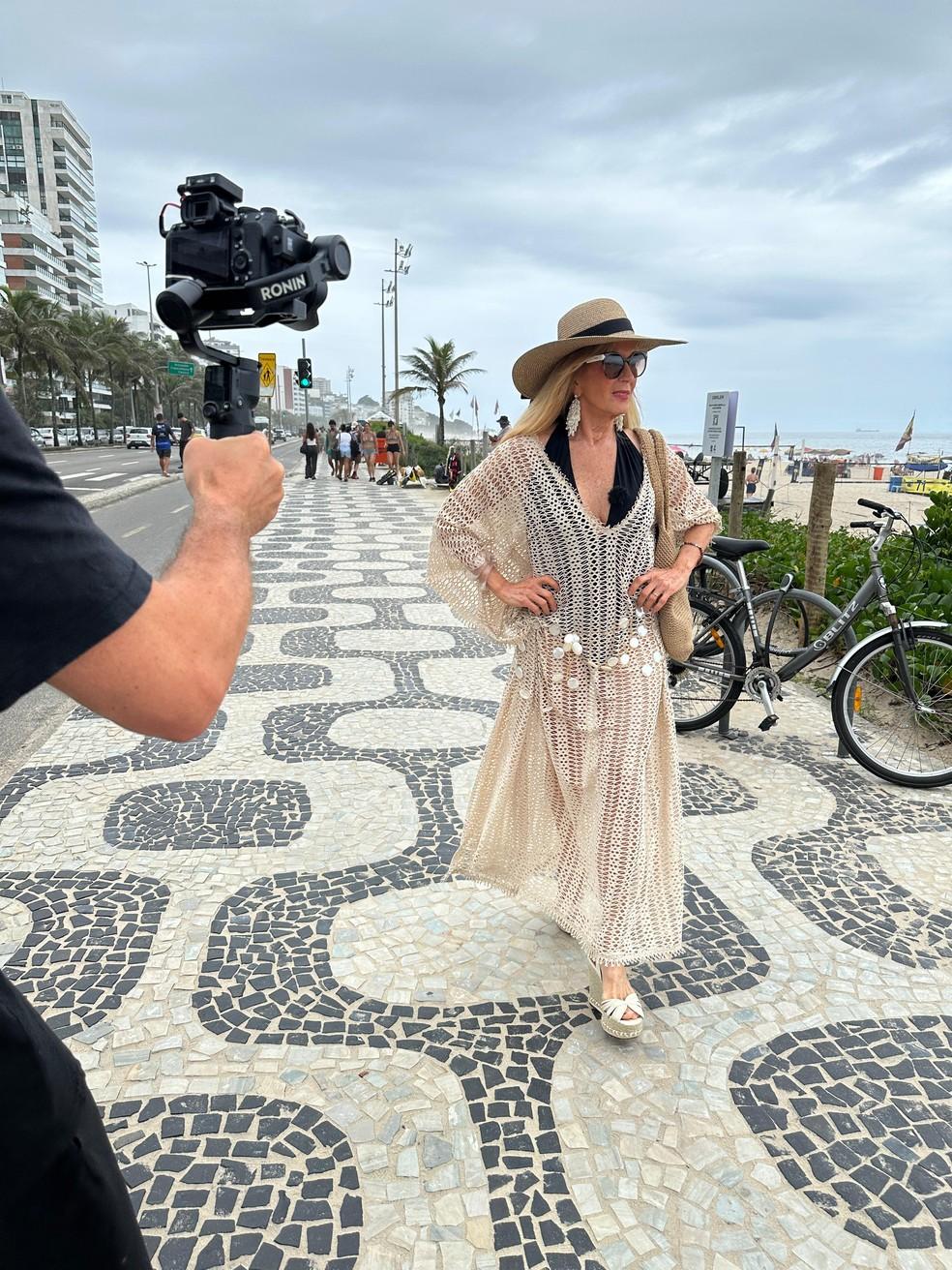 Helô Pinheiro foi entrevista por uma TV da Alemanha