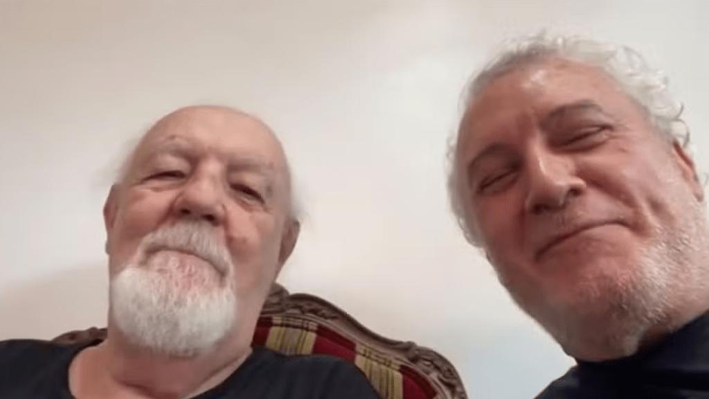 Ney Latorraca e Edi Botelho em vídeo público no Instagram do autor Gerald Thomas