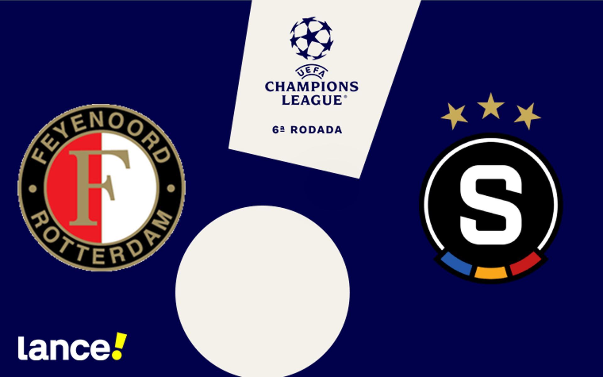 Feyenoord x Sparta Praga - Champions League