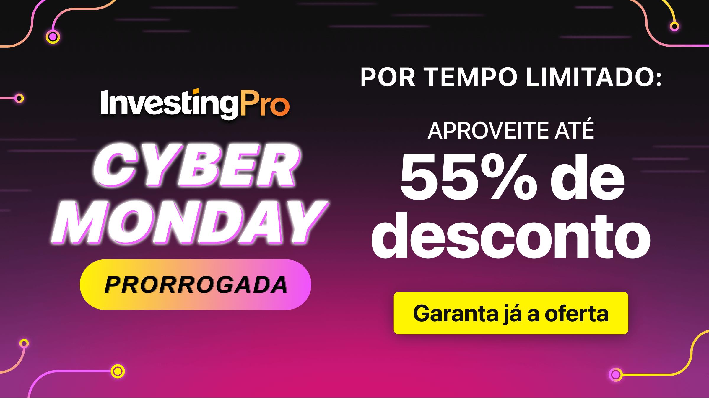 Promoção de Cyber Monday estendida do InvestingPro.