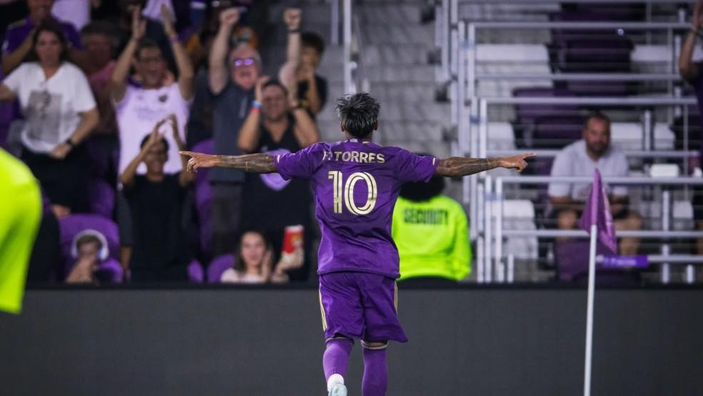 Facundo Torres durante partida pelo Orlando City