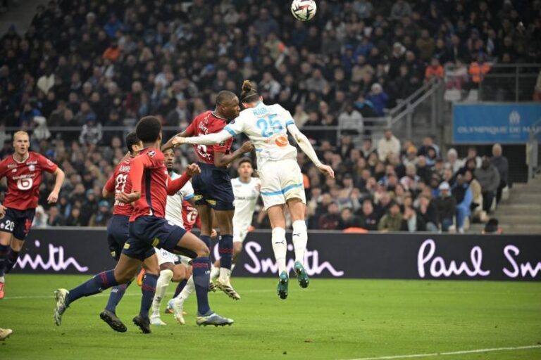 Marseille e Lille empatam em emocionante duelo na Ligue 1