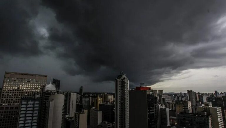 Alerta de Temporais e Ventos Fortes em Curitiba e Paraná