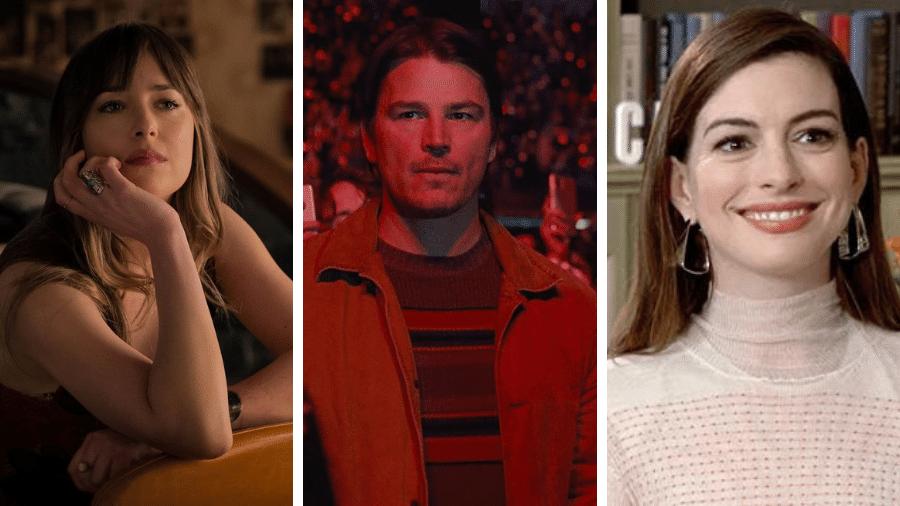 Dakota Johnson, Josh Hartnett e Anne Hathaway no filme 'Verity'