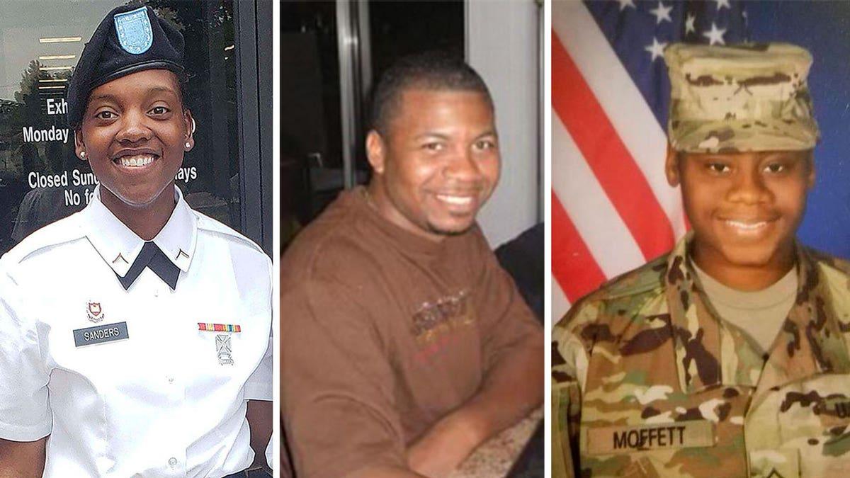 Sargento Kennedy Sanders, Staff Sgt. William Jerome Rivers e Sgt. Breonna Alexsondria Moffett