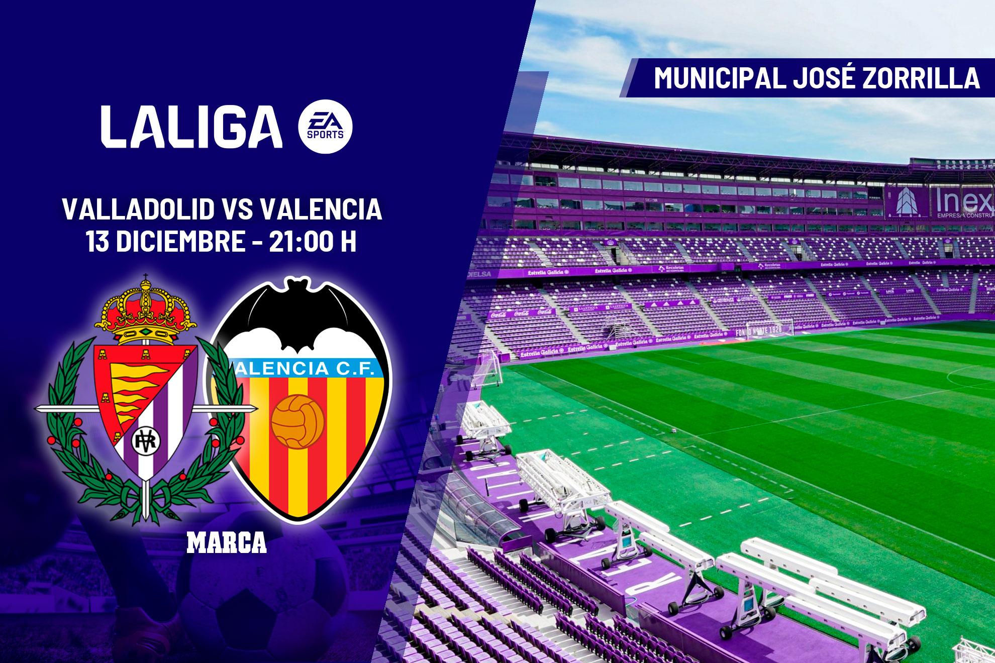 Valladolid e Valencia jogando