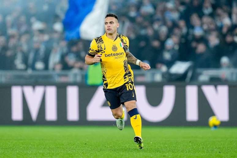 Lautaro Martinez (Inter de Milão) durante jogo contra a Lazio, no dia 16.12.2024