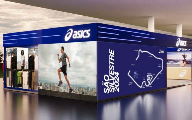 Asics Inova na Expo da São Silvestre com Loja Pop-Up e Test-Drive de Tênis