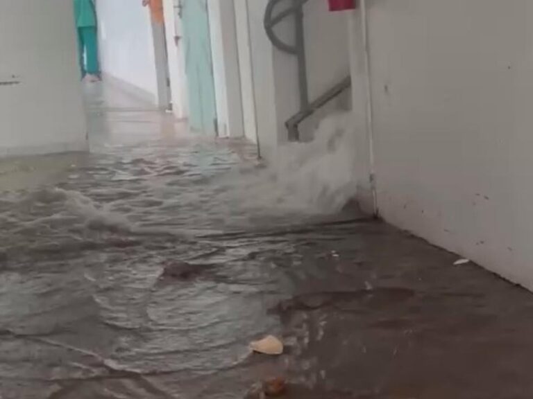 Temporal causa estragos em Patos de Minas: Santa Casa de Misericórdia é a mais afetada