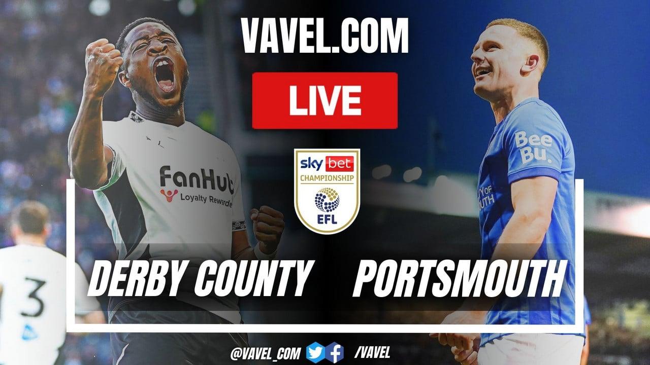 Derby County vs Portsmouth LIVE Score Updates (0-0)