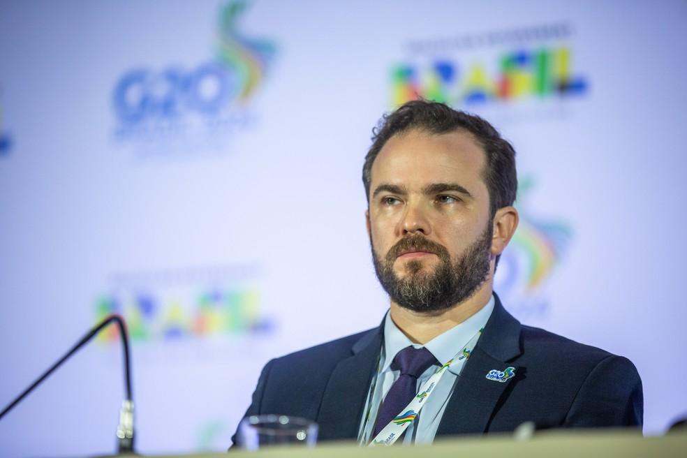 Dario Durigan, secretário-executivo do Ministério da Fazenda, em coletiva de imprensa.