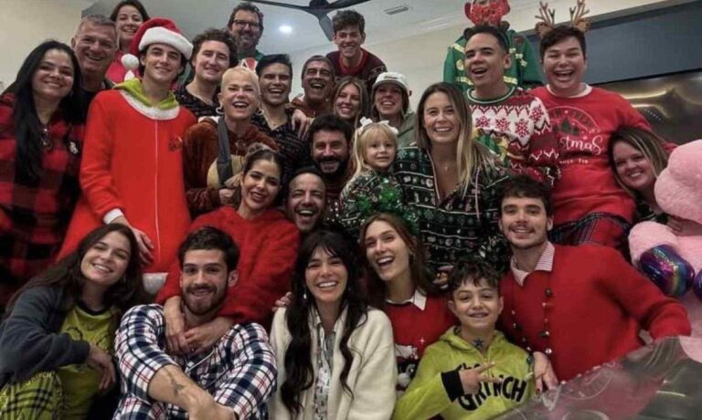 João Guilherme celebra o Natal com Xuxa e Bruna Marquezine enquanto família faz festa em Goiânia
