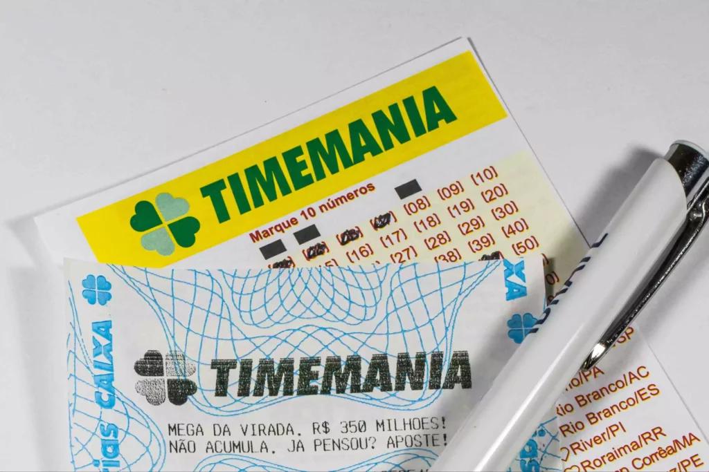 Apostas premiadas na Timemania