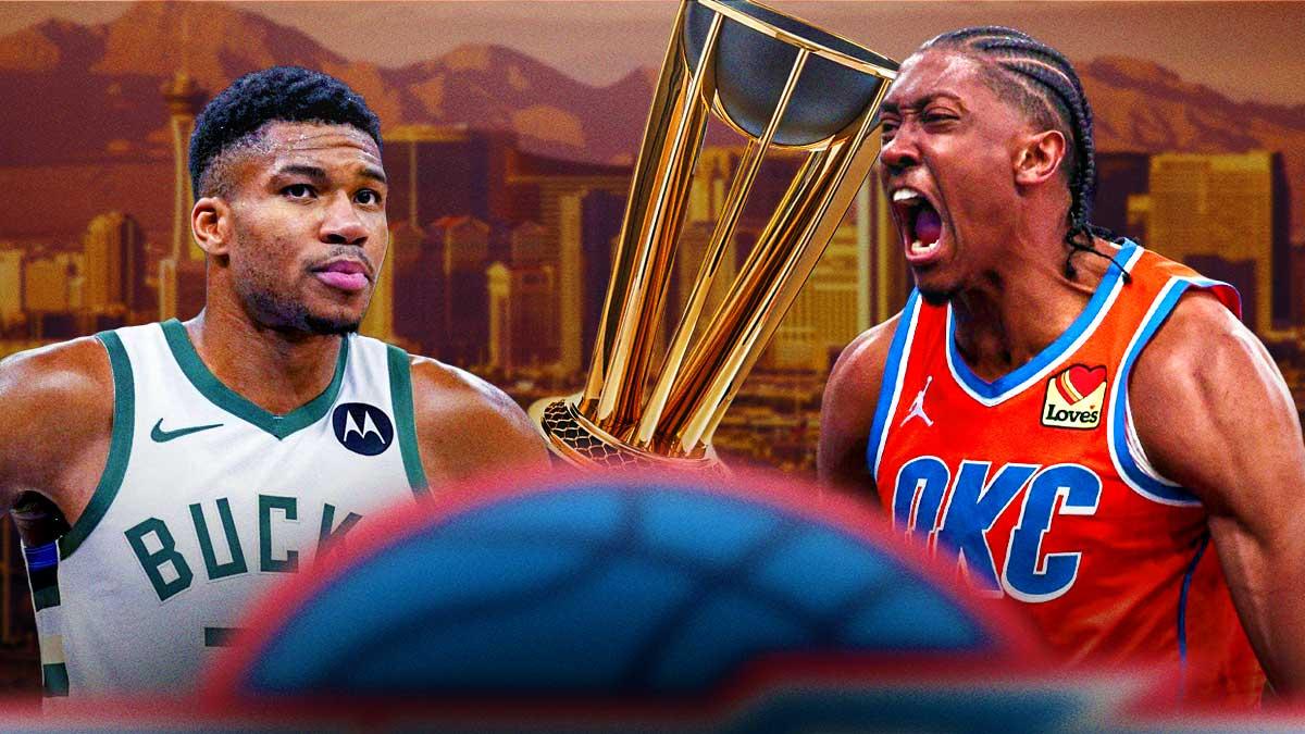 Jalen Williams revela chaves para defender Giannis Antetokounmpo na final do NBA Cup.