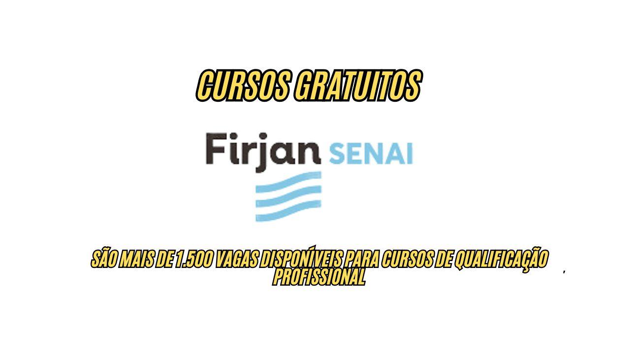 Já pensou em se qualificar de graça? São mais de 1.500 vagas disponíveis para cursos de qualificação profissional da Firjan Senai.