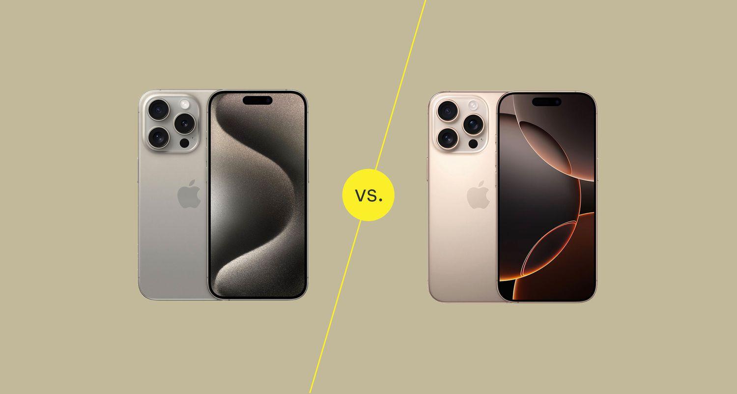 Comparação entre iPhone 15 Pro e 16 Pro