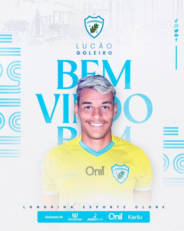 Lucão é o novo goleiro do Londrina Esporte Clube para 2025