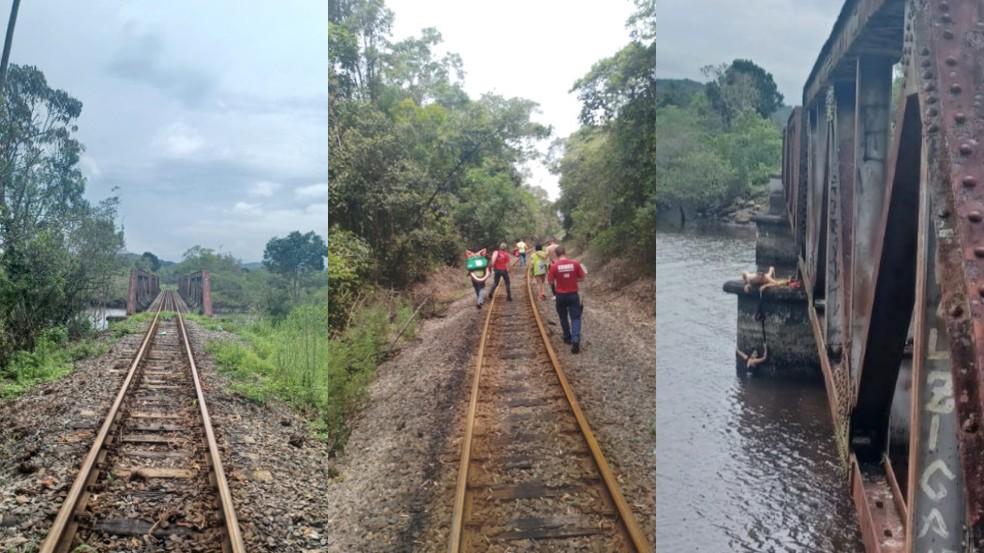 'Achei que ia morrer', diz mulher ao ser retirada de rio onde caiu quando tirava foto em SC