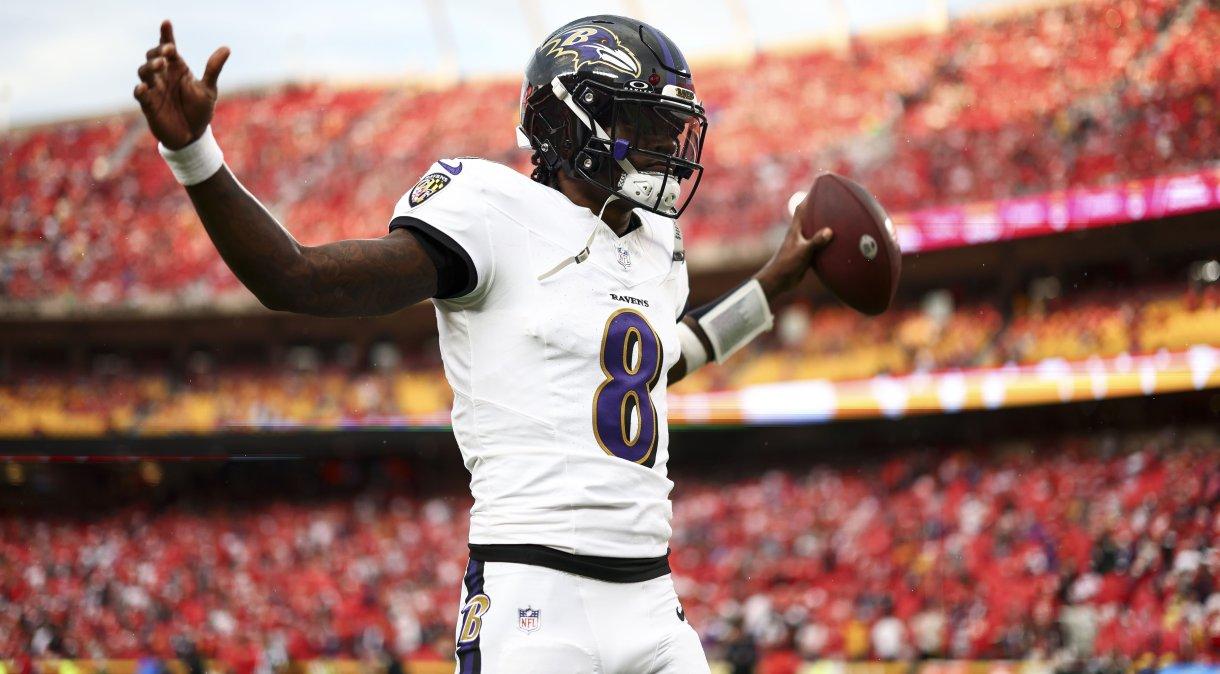 Lamar Jackson é o destaque do Baltimore Ravens