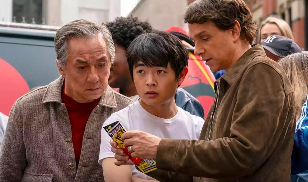 Jackie Chan e Ralph Macchio em Karatê Kid: Lendas