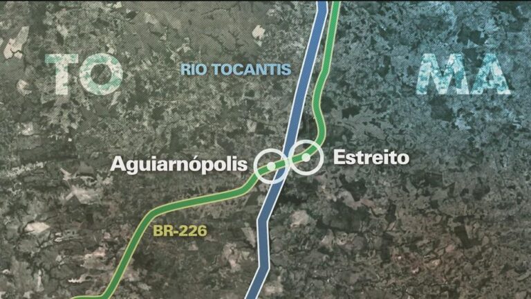 Duas pessoas morrem em desabamento de ponte entre Tocantins e Maranhão