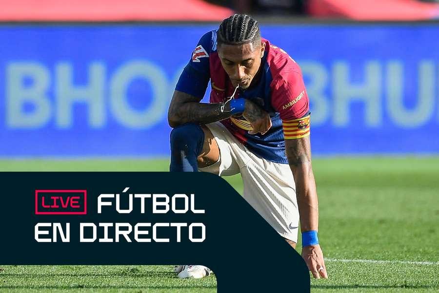 O Barça espera sacar adelante el partido.