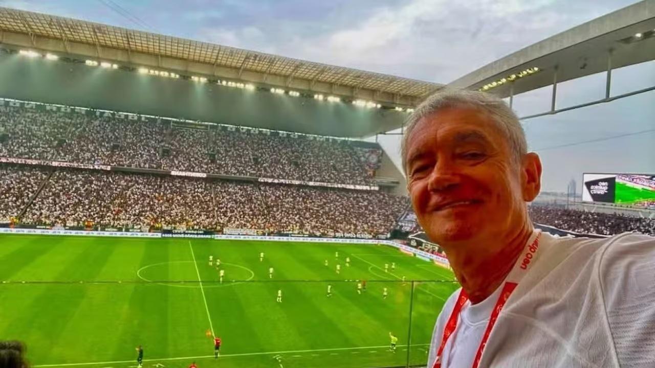 Foto de Serginho Groisman na Neo Química Arena