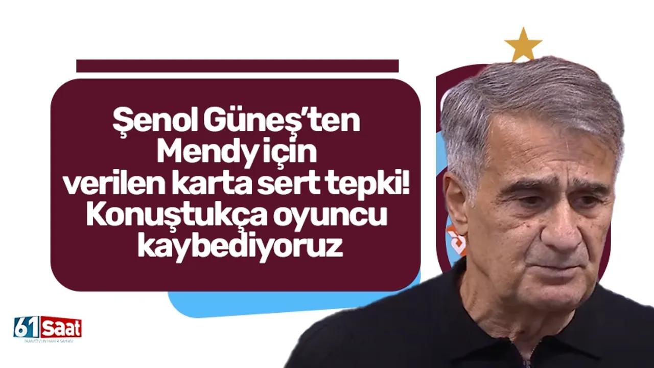 Senol Güneş demonstrando sua reação após o jogo.