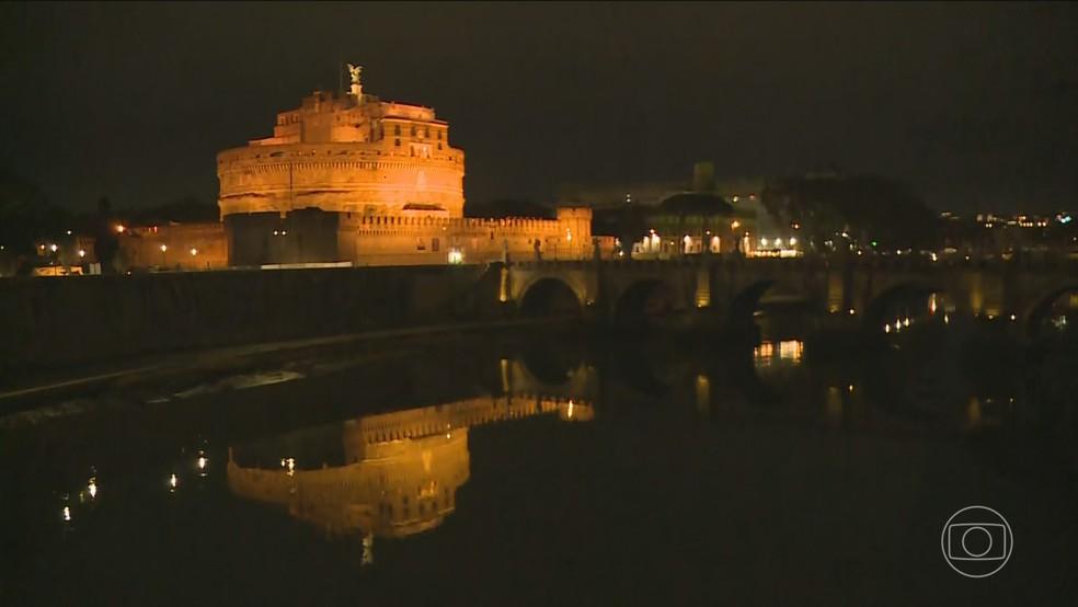 Monumentos de Roma ganharam nova iluminação