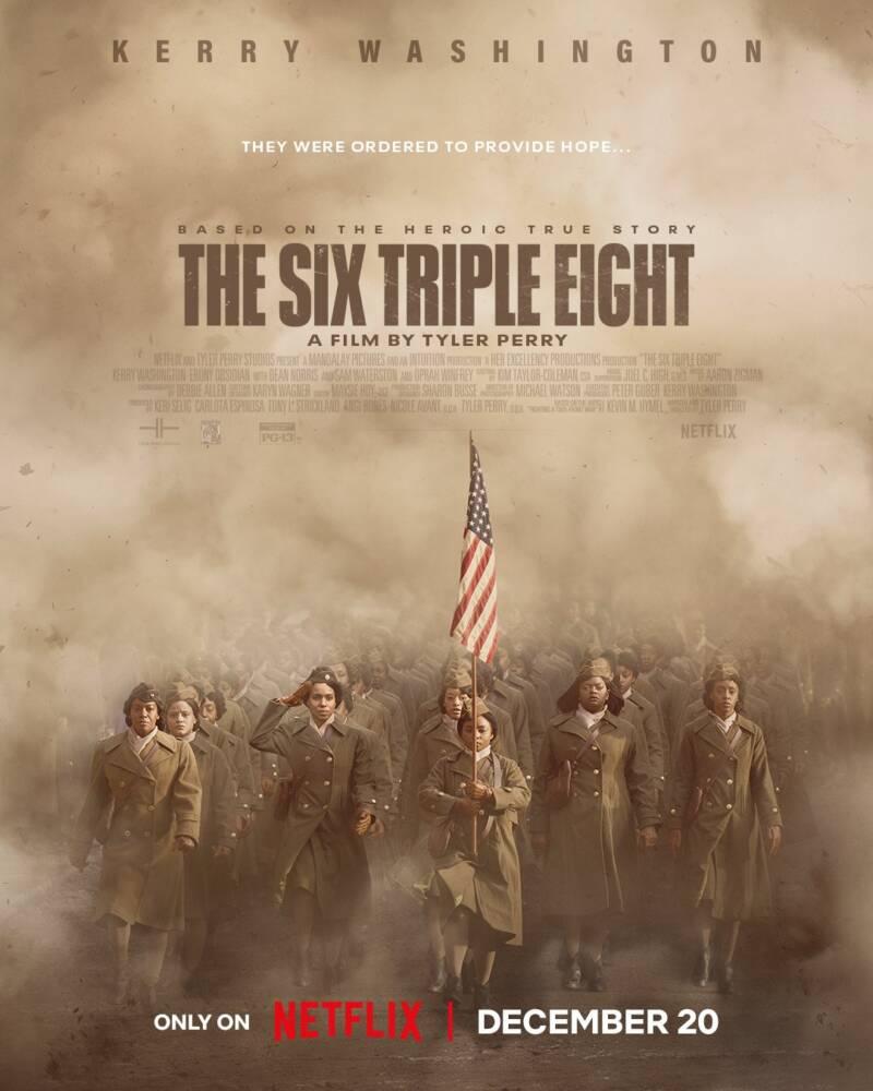 Pôster do filme 'The Six Triple Eight' na Netflix