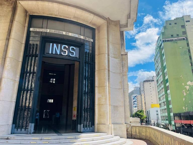 Fachada do prédio do INSS