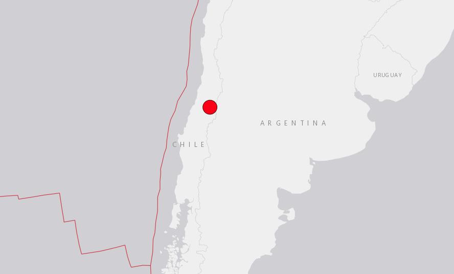 Terremoto de magnitude 6,4 atinge o Chile.