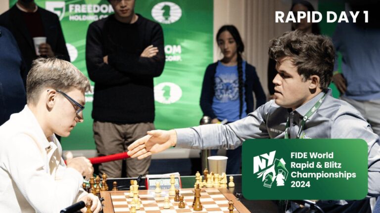 Magnus Carlsen sofre uma derrota surpreendente no Campeonato Mundial Rápido de Xadrez
