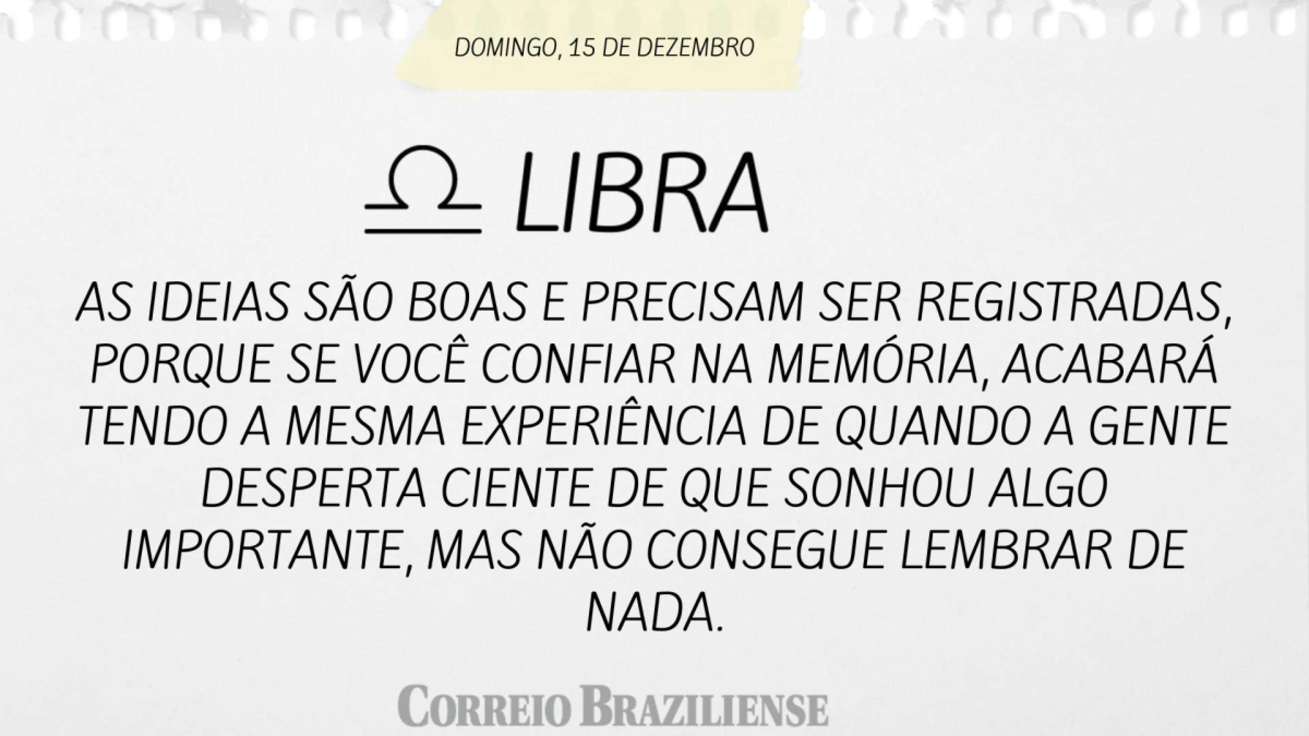 LIBRA 15 DE DEZEMBRO