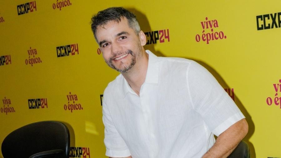 Wagner Moura participa de coletiva de imprensa na CCXP 24.