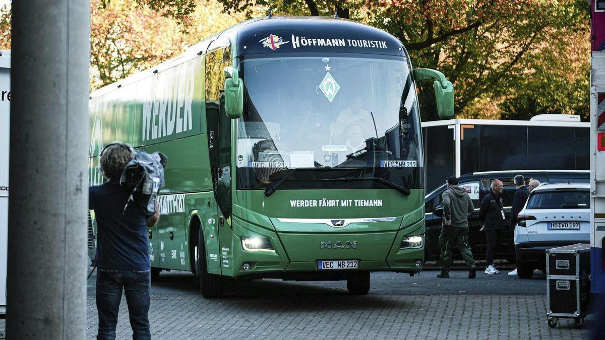Werder Bremen em ação durante a Bundesliga