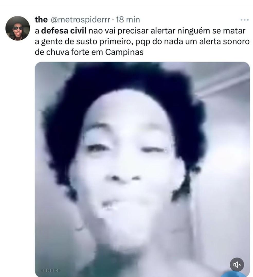 Meme alerta Campinas