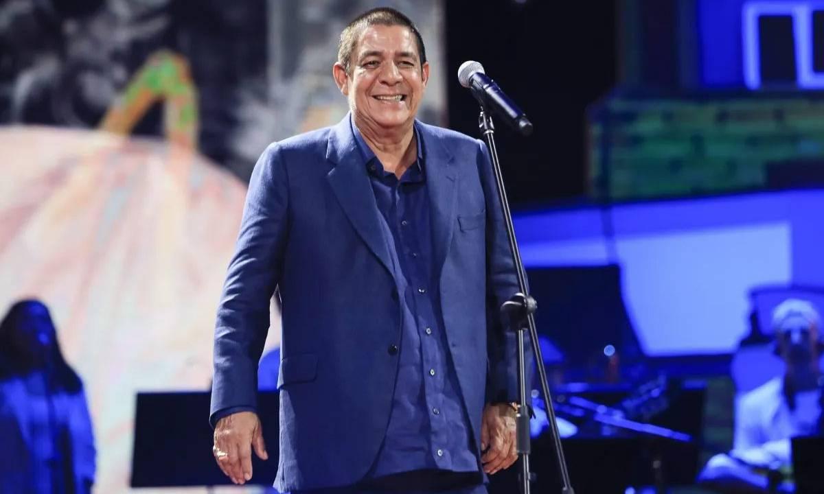 Zeca Pagodinho durante apresentação