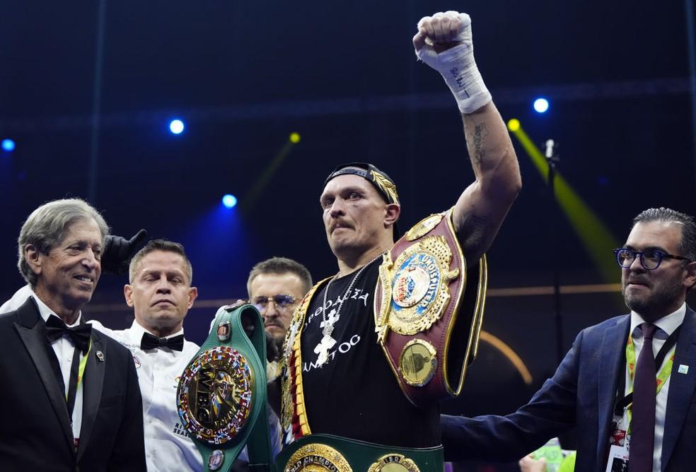 Oleksandr Usyk venceu Tyson Fury por decisão unânime dos juízes