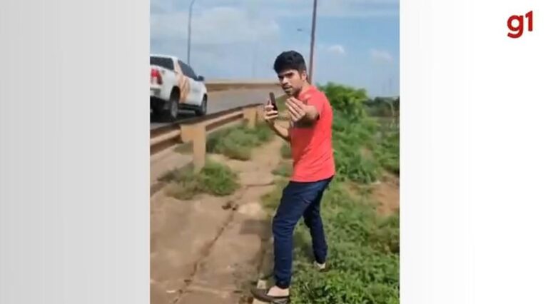 Vereador Filma Momento da Queda da Ponte entre Tocantins e Maranhão