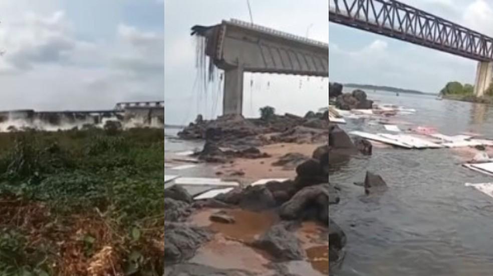 Ponte que liga Maranhão a Tocantins desaba