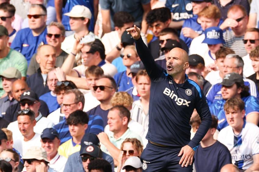 Enzo Maresca, treinador do Chelsea
