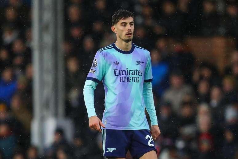 Kai Havertz durante jogo contra o Fulham