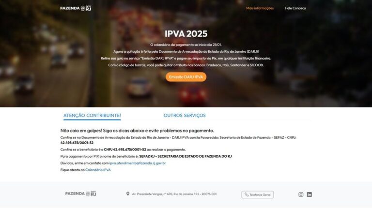 Emissão do IPVA 2025 no Rio de Janeiro: tudo que você precisa saber