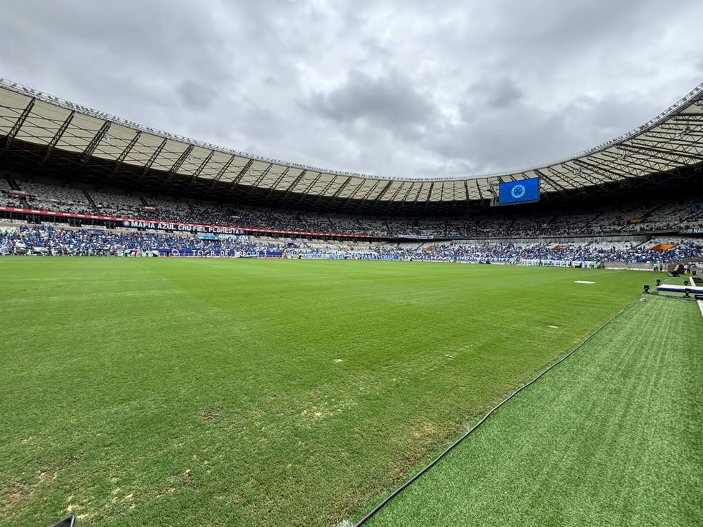 Mineirão para apresentação de Gabigol