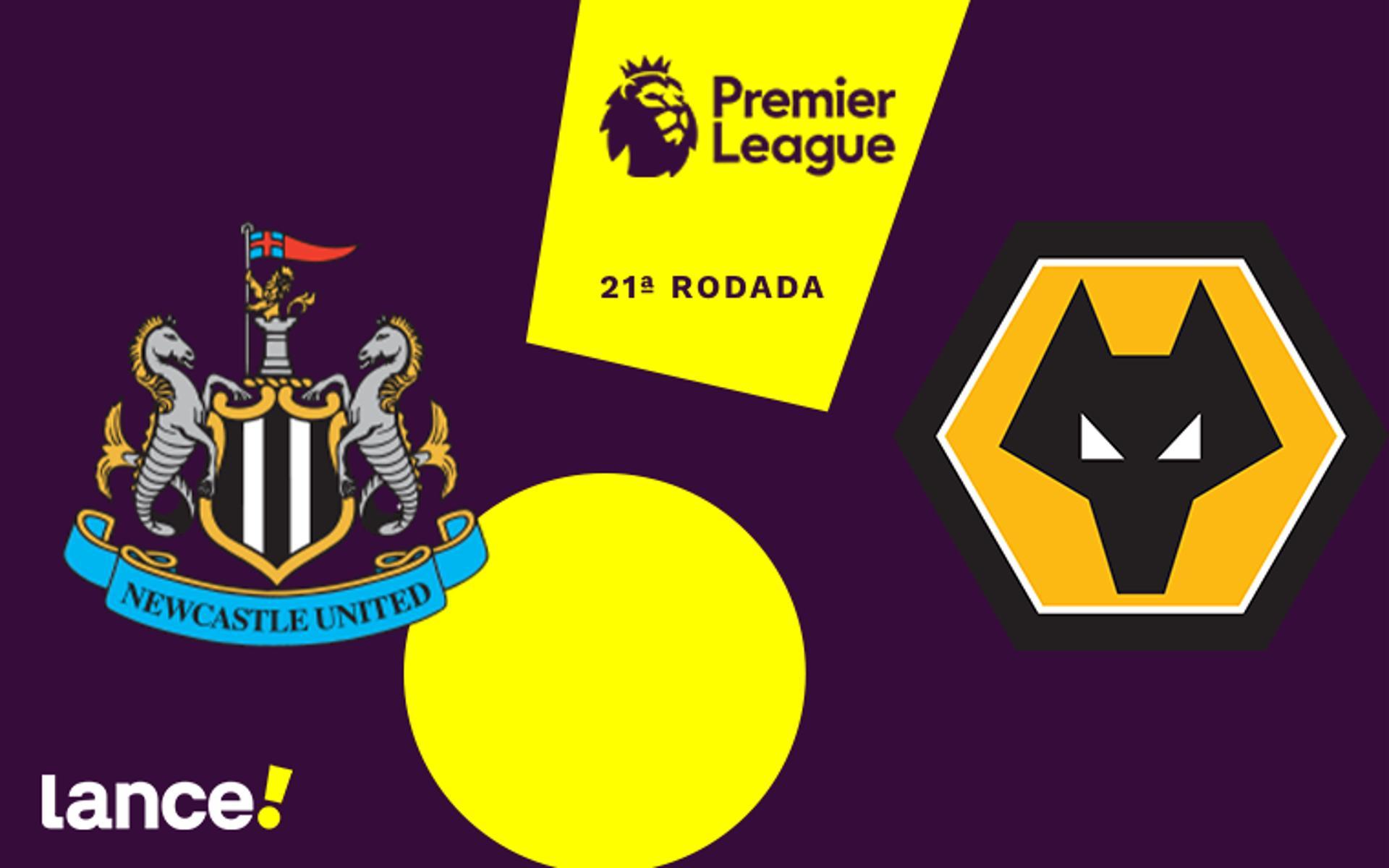 Confronto entre Newcastle e Wolverhampton pela Premier League