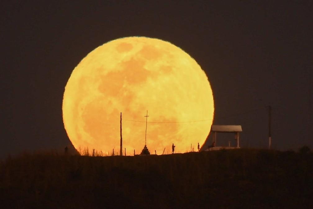 Superlua no céu de Planaltina-DF